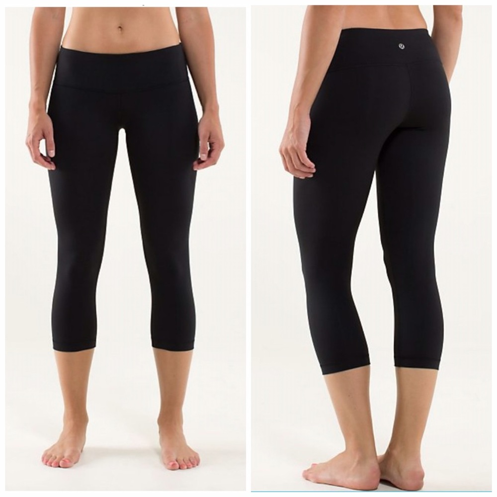 Lululemon Wunderunder Crops Size 2